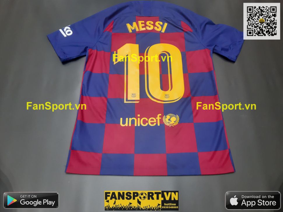 Áo Đấu Messi 10 Barcelona 2019 2020 Home Shirt Jersey Aj5532 Nike |  Fansport.Vn