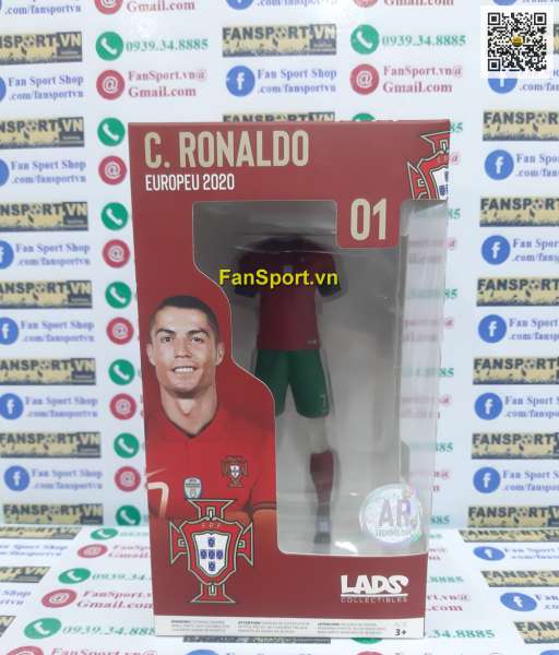 Ronaldo 7 Portugal 2020 2021 home Collectibles Lads figures box set