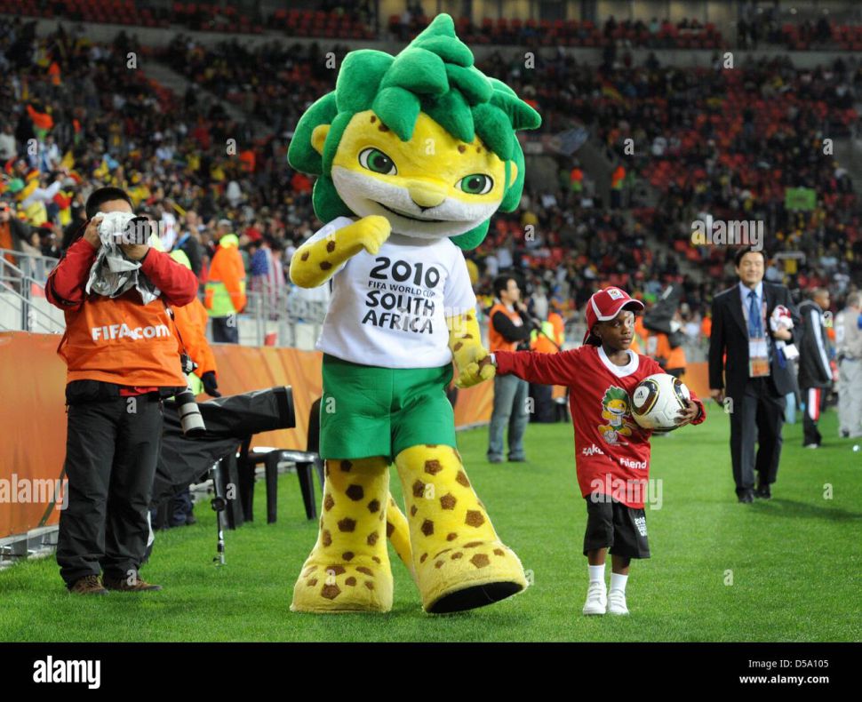 Thú bông móc khóa Zakumi World Cup 2010 South Africa mascot 15cm