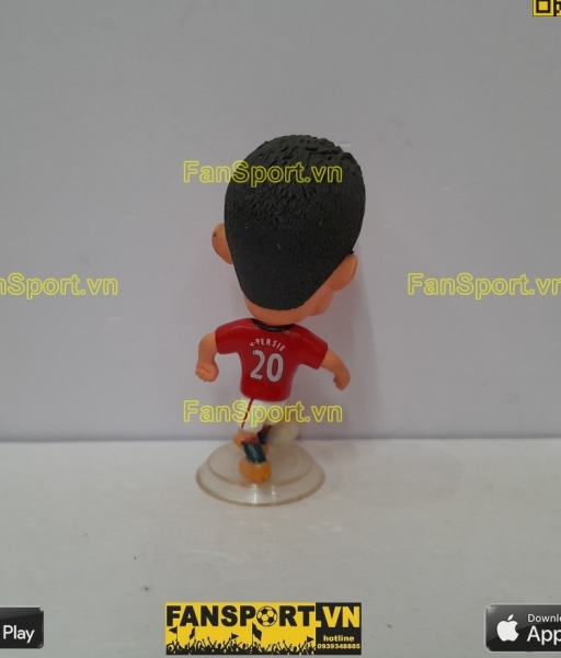 Tượng Van Persie 20 Manchester United 2012-2013 home red kodoto ball