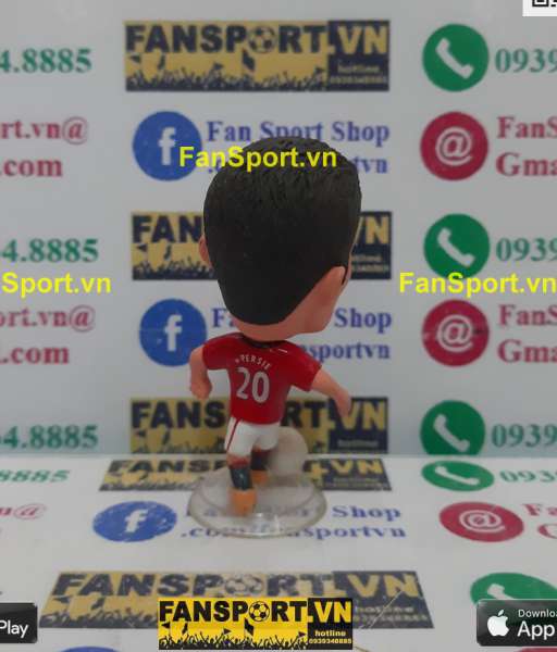 Tượng Van Persie 20 Manchester United 2012-2013 home red kodoto ball