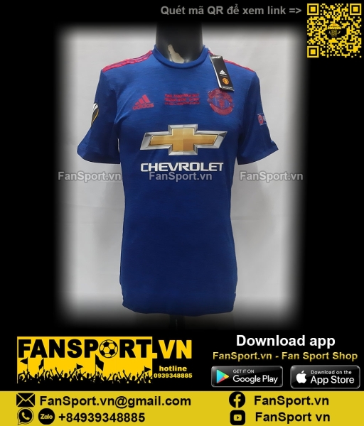 Áo Manchester United Europa League final 2017 away shirt CD8486 player