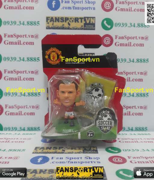 Tượng Rooney 10 Manchester United 2014-2015 home soccerstarz 73325C