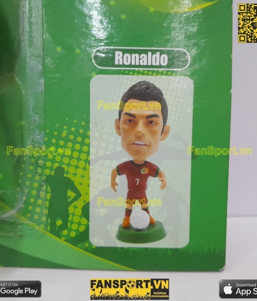 Tượng Ronaldo 7 CR7 Portugal 2012 2013 2014 home red Football Stars