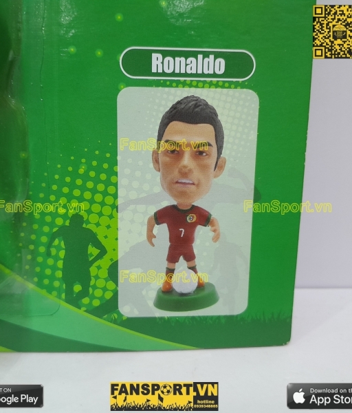 Tượng Ronaldo 7 CR7 Portugal 2012 2013 2014 home red Football Stars