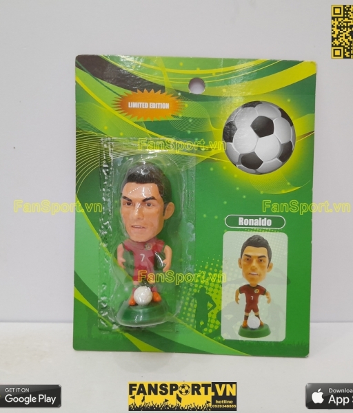 Tượng Ronaldo 7 CR7 Portugal 2012 2013 2014 home red Football Stars