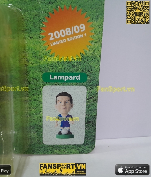 Tượng Frank Lampard 8 Chelsea 2008 2009 home blue Football Stars