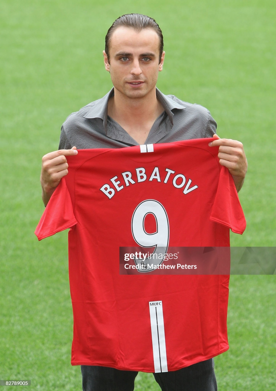 Áo Berbatov Manchester United 2007-2008-2009 home shirt jersey 237924