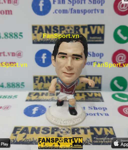 Tượng Frank Lampard 18 West Ham 1999 2000 2001 home microstars MC135