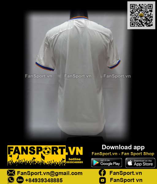 Áo đấu Real Madrid 2021 2022 home shirt jersey white adidas GQ1359