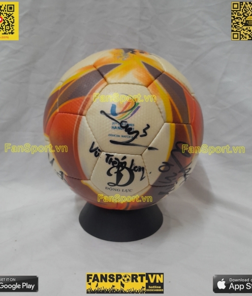 Ball chữ ký tuyển Việt Nam chung kết Sea Games 31th 2022 bóng Động Lực