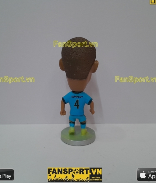 Tượng Vincent Kompany 4 Manchester City 2014 2015 home blue kodoto