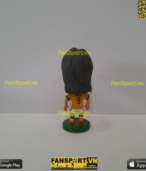 Tượng Radamel Falcao 9 Colombia 2014-2015 home yellow kodoto