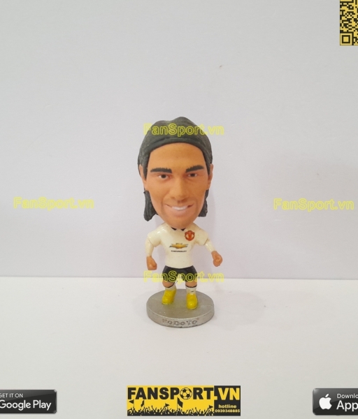 Tượng Falcao 9 Manchester United 2014-2015 away white repaint kodoto