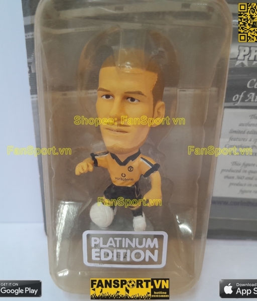 Tượng Beckham 7 Manchester United 2001-2002 PP615 corinthian platinum