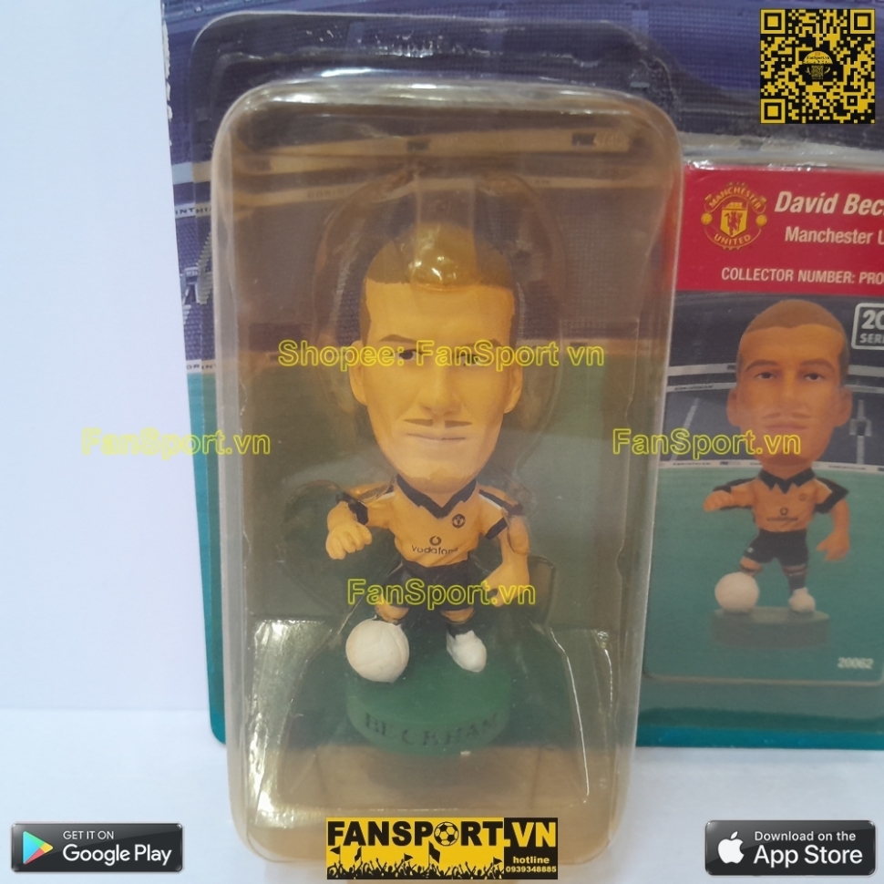 Tượng Beckham 7 Manchester United 2001-2002 PRO615 corinthian blister