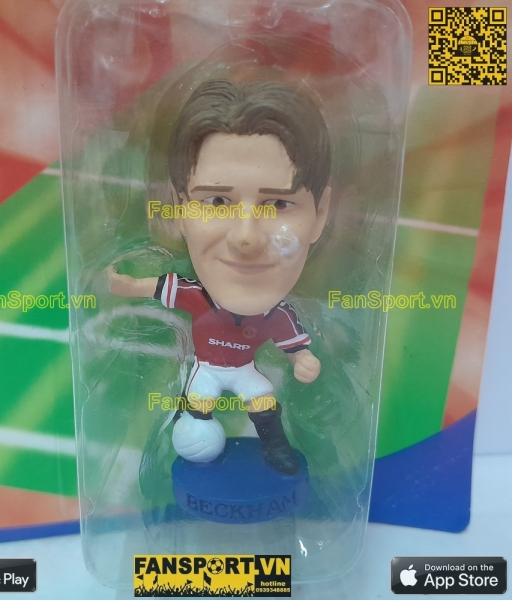 Tượng Beckham 7 Manchester United 1998 1999 2000 home corinthian PTSE7