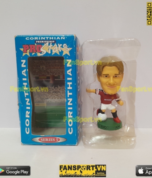 Tượng Beckham Manchester United 1998 1999 2000 corinthian PRO245 box