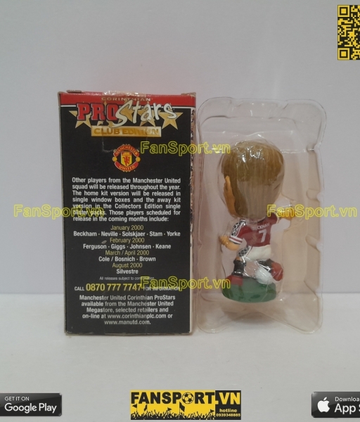 Tượng Beckham Manchester United 1998 1999 2000 corinthian PRO245 box