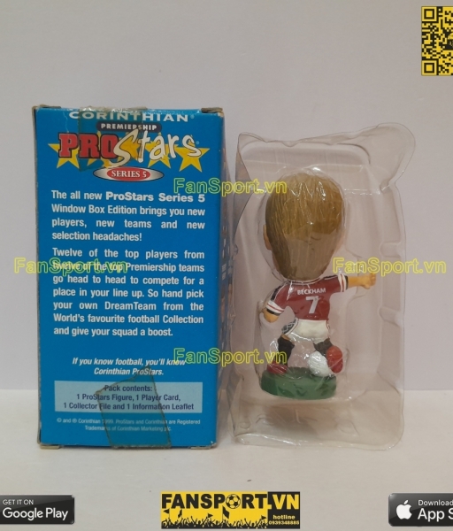 Tượng Beckham Manchester United 1998 1999 2000 corinthian PRO245 box