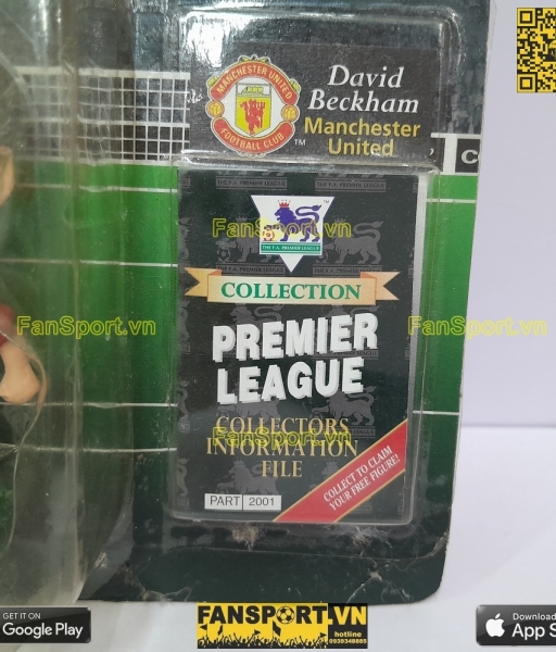 Tượng Beckham 10 Manchester United 1996-1997 home red corinthian PL361