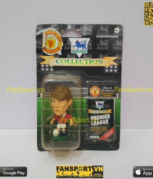 Tượng Beckham 10 Manchester United 1996-1997 home red corinthian PL361