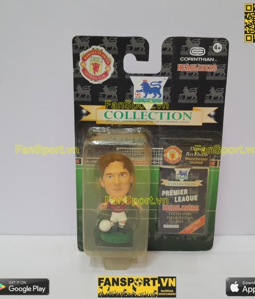 Tượng Beckham 7 Manchester United 1997-1998 home red corinthian PL581