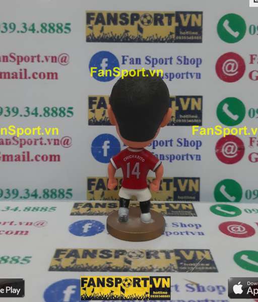 Tượng Hernandez chicharito Manchester United 2014-2015 home soccerwe