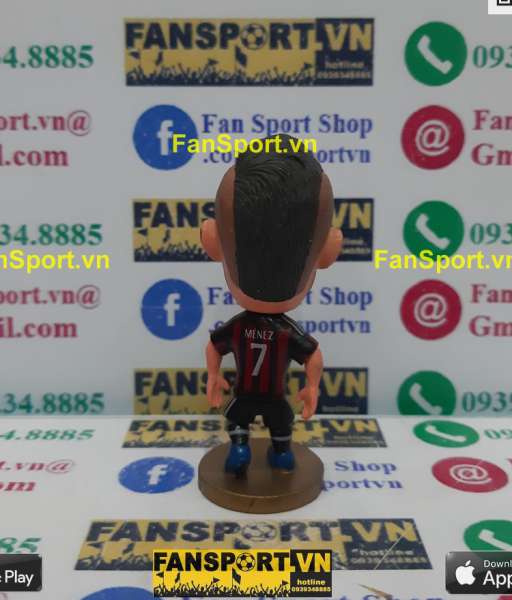 Tượng Jeremy Menez 7 AC Milan 2015 2016 home red black soccerwe