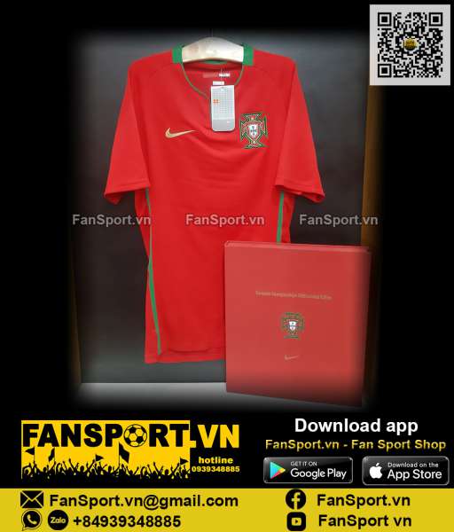 Box áo đấu Portugal European Championships 2008 Limited shirt 269975