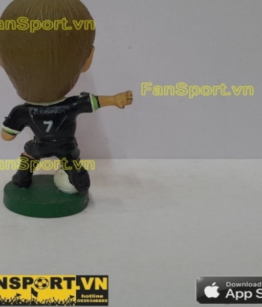 Tượng Beckham 7 Manchester United 1998 1999 third corinthian repaint