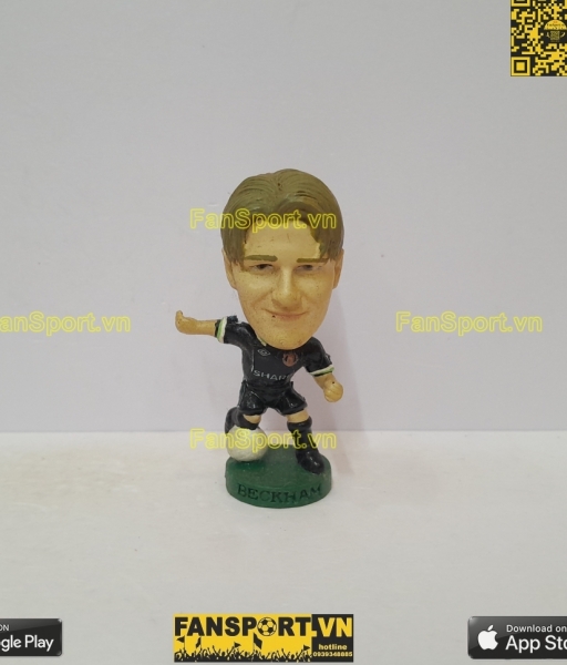 Tượng Beckham 7 Manchester United 1998 1999 third corinthian repaint