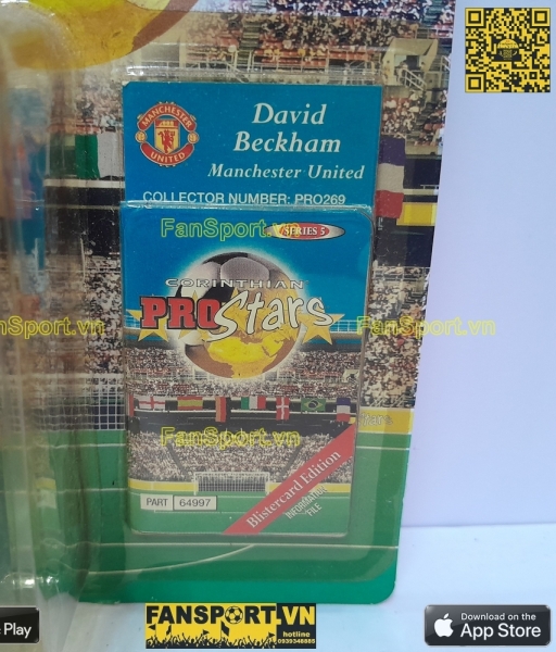 Tượng Beckham 7 Manchester United 1999-2000 away corinthian PRO269