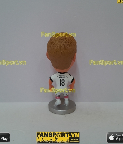 Tượng Toni Kroos 18 Germany 2014-2015 home white kodoto