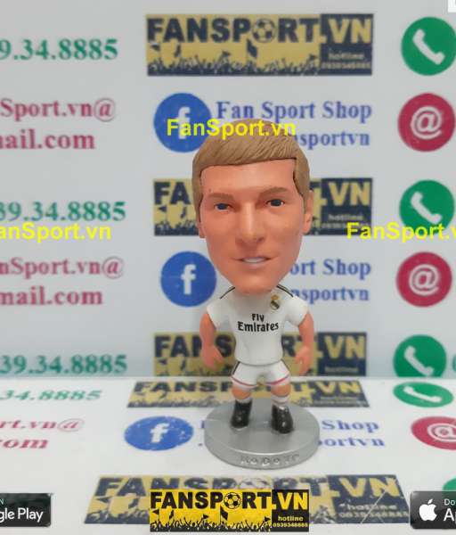 Tượng Toni Kroos 8 Real Madrid 2014-2015 home white kodoto