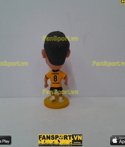 Tượng Ilkay Gundogan 8 Dortmund 2013-2014 home yellow kodoto