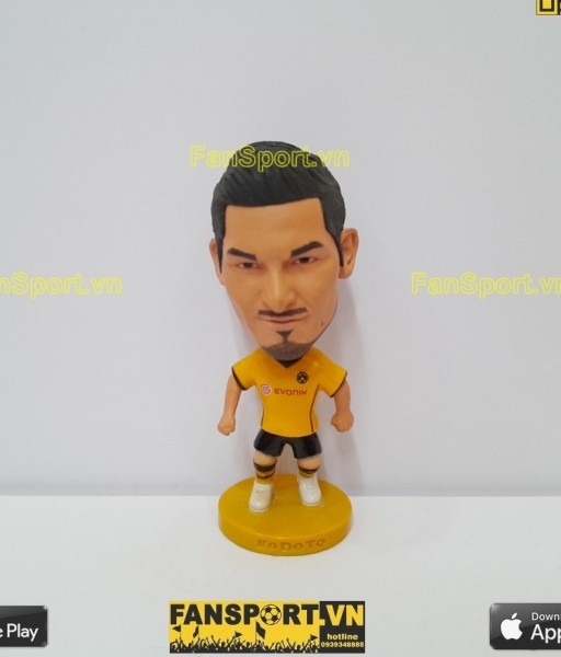 Tượng Ilkay Gundogan 8 Dortmund 2013-2014 home yellow kodoto