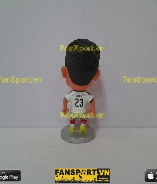 Tượng Mario Gomez 23 Germany 2014 2015 home white kodoto
