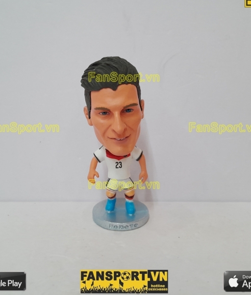 Tượng Mario Gomez 23 Germany 2014 2015 home white kodoto