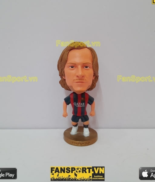 Tượng Ivan Rakitic 4 Barcelona 2014-2015 home red blue kodoto