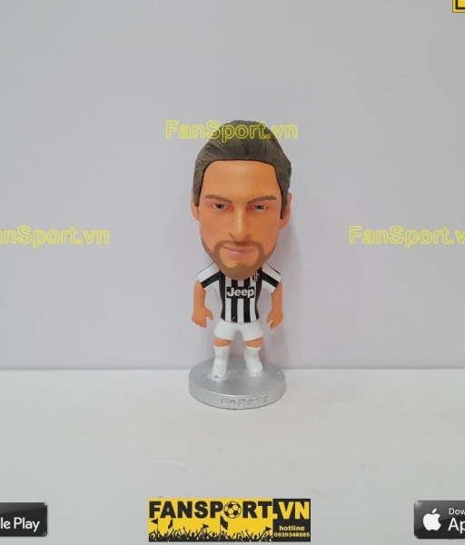 Tượng Claudio Marchisio 8 Juventus 2013 2014 home white black kodoto