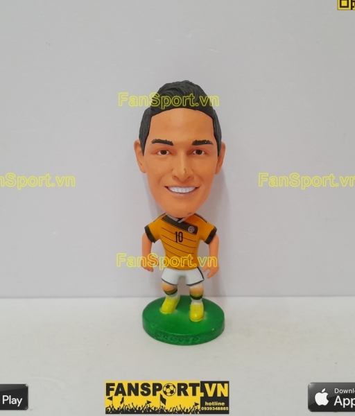 Tượng James Rodriguez 10 Colombia 2014-2015 home yellow kodoto mô hình