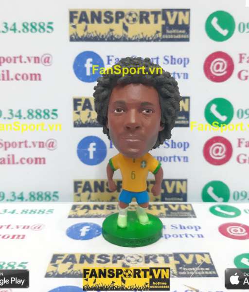 Tượng Marcelo Vieira 6 Brazil 2014-2015 2016 home yellow kodoto