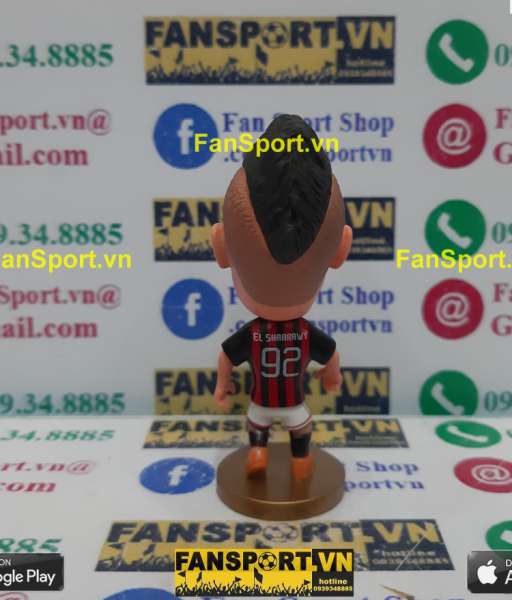 Tượng Stephan El Shaarawy 92 AC Milan 2013 2014 home red black kodoto