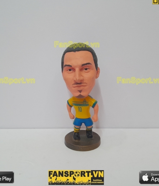 Tượng Zlatan Ibrahimovic 10 Sweden 2014 2015 home yellow soccerwe