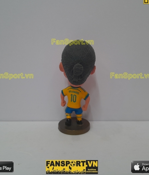 Tượng Zlatan Ibrahimovic 10 Sweden 2014 2015 home yellow soccerwe