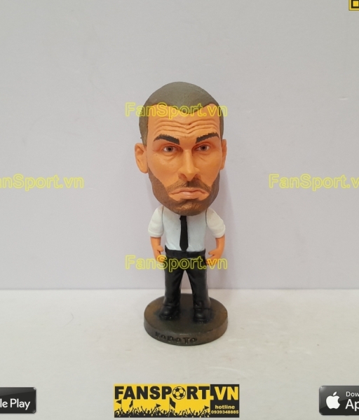 Tượng Pep Guardiola Barcelona Manchester City coach white kodoto