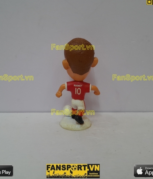 Tượng Wayne Rooney 10 England 2010 2011 2012 away red kodoto