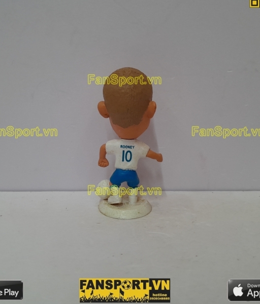 Tượng Wayne Rooney 10 England 2010 2011 2012 home white kodoto