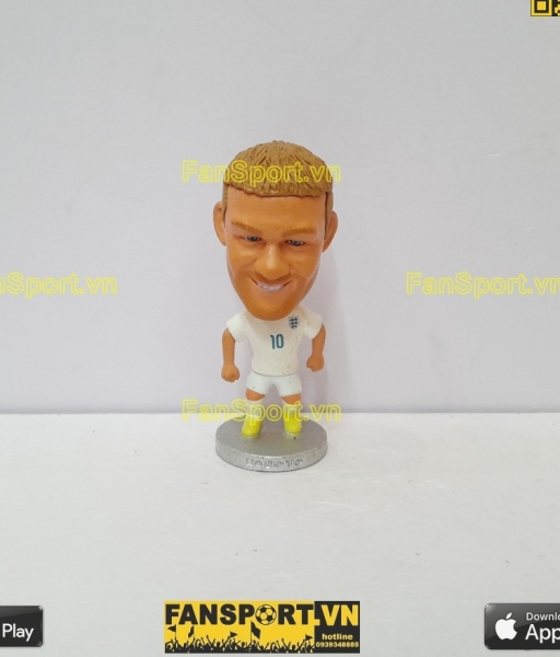 Tượng Wayne Rooney 10 England 2014 2015 2016 home white kodoto